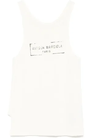 Maison Margiela Top con stampa logo