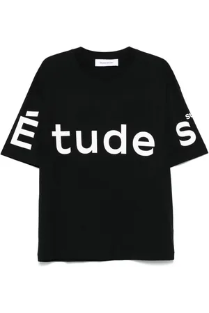Etudes T-shirt logotype nera