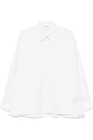 Etudes Camicia bianca a righe