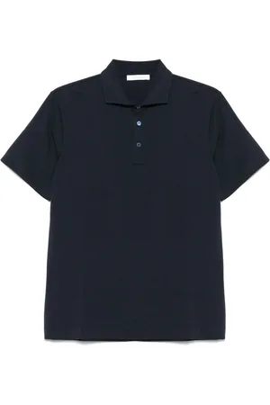 Cruciani Polo blu elasticizzata