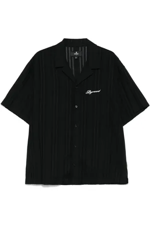 Represent Camicia nera con ricamo