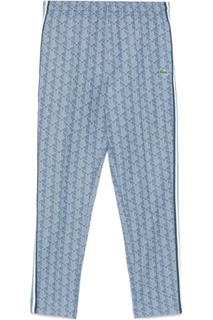 Lacoste Pantalone sportivo Paris Monogram azzurro