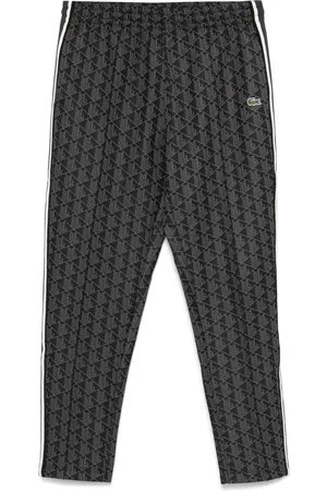 Lacoste Pantalone sportivo Paris Monogram nero