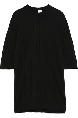 ELEVENTY T-shirt nera a coste
