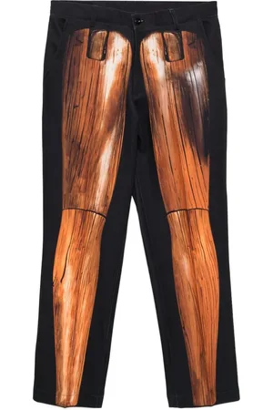 KIDSUPER STUDIOS Pantaloni Mannequin nero e marrone