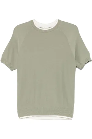ELEVENTY T-shirt in maglia di cotone sottile