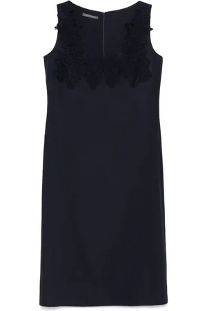 Alberta Ferretti Abito midi con pizzo