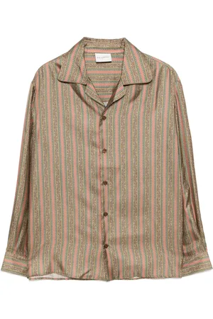 Drôle de Monsieur Camicia rayure fleuries