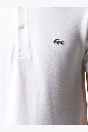 Lacoste Polo bianca regular fit
