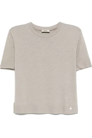 HERNO T-shirt in maglia fine