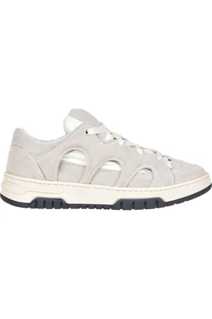 PAURA Sneakers in suede con inserti in nylon