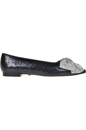 Twenty Fourhaitch Ballerine con maxi fiocco gioiello