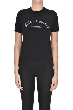 Juicy Couture T-shirt con logo in strass