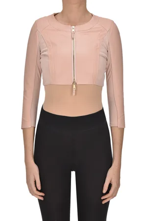 Myskin Giacca in pelle cropped