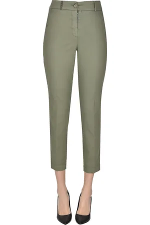 PESERICO SIGN Pantaloni chino in cotone e lyocell