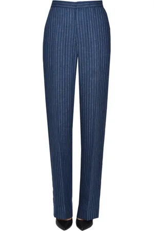 Ralph Lauren Pantaloni gessati in lino