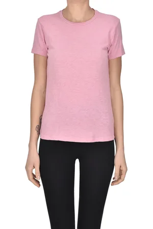 Velvet T-shirt in cotone fiammato
