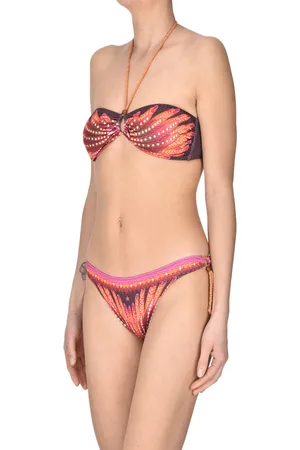 PIN UP STARS Bikini a fascia con borchie