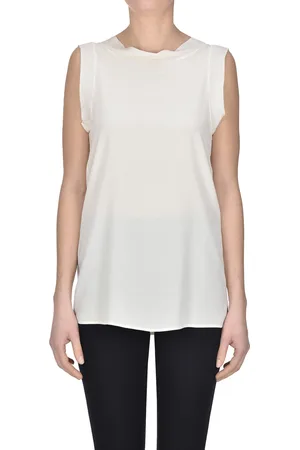 KILTIE Top in crepè di seta