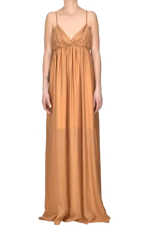 MOMONÍ Abito sottoveste in satin jacquard