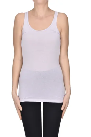James Perse Tank top in cotone stretch