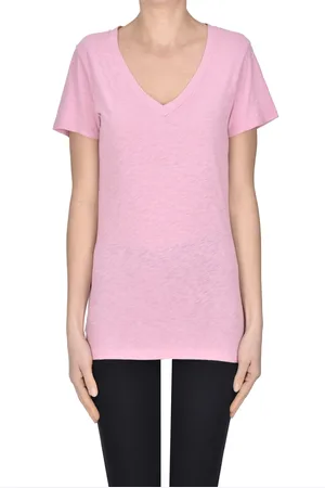 Velvet T-shirt in cotone fiammato