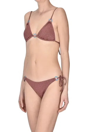 Bikini mima Bikini in tessuto lamè