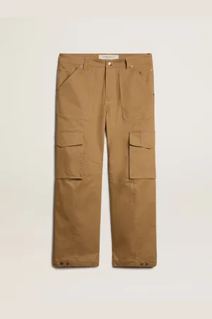 Golden Goose Pantalone Cargo Color Khaki Beige