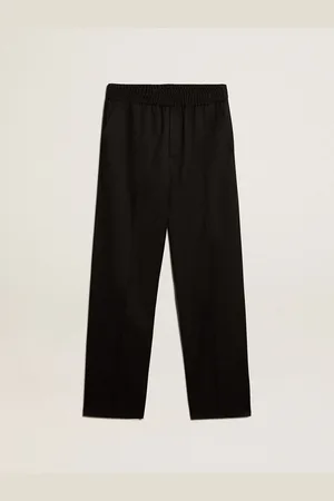 Golden Goose Pantalone Jogging Da Uomo In Lana Color Nero