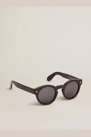 Golden Goose Occhiali Da Sole Modello Panthos Con Montatura Nera E Dettagli Oro