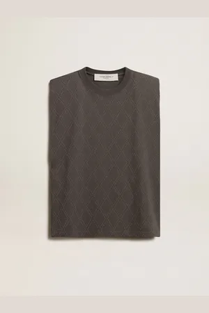 Golden Goose T-shirt Senza Maniche Di Colore Antracite