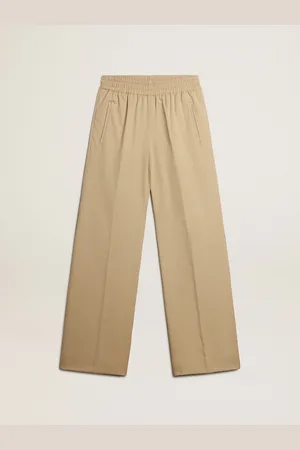 Golden Goose Pantalone Jogging Da Donna Color Sabbia
