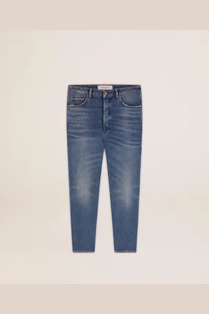 Golden Goose Jeans Slim Fit Da Uomo Dal Lavaggio Medio