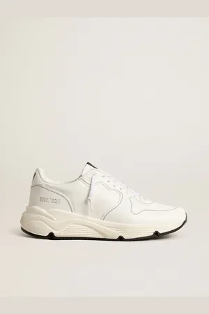 Golden Goose Running Sole Uomo Bio-based Con Stella E Talloncino Bianchi