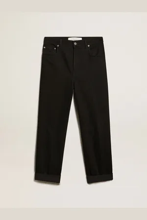 Golden Goose Jeans Da Donna Color Nero