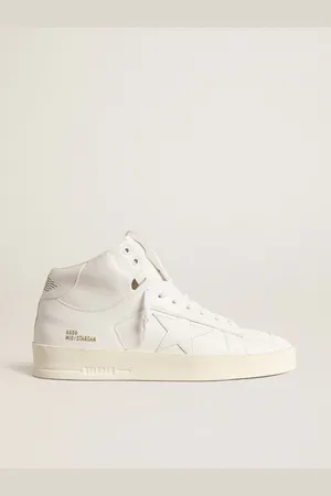 Golden Goose Mid-stardan Uomo Bio-based Con Stella E Talloncino Bianchi