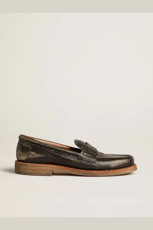 Golden Goose Mocassino Jerry Uomo In Pelle Nera