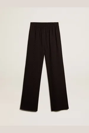 Golden Goose Pantalone Jogging Da Donna In Viscosa Di Colore Nero