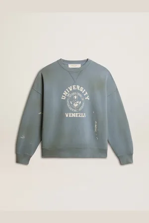 Golden Goose Felpa Oversize Color Carta Da Zucchero Dal Trattamento Distressed