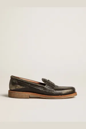 Golden Goose Mocassino Jerry Donna In Pelle Nera