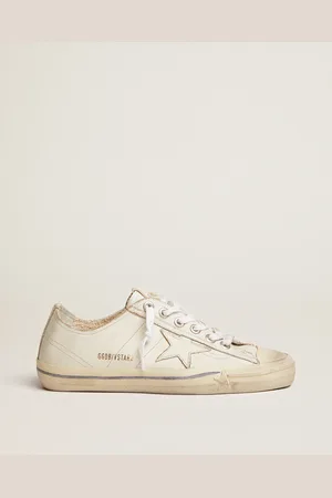 Golden Goose V-star Donna In Pelle Effetto Vintage
