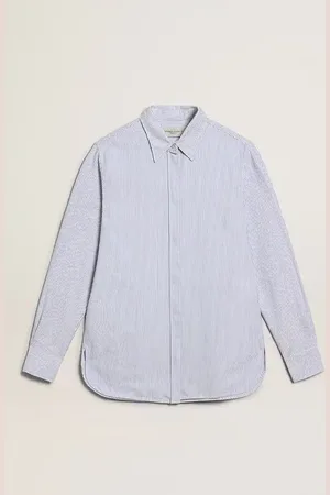 Golden Goose Camicia Da Donna Con Righe A Bastoncino