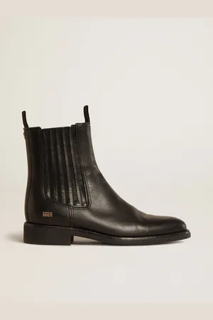 Golden Goose Stivaletti Chelsea Uomo In Pelle Nera