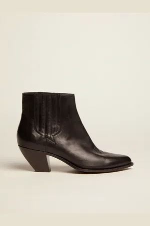 Golden Goose Stivaletti Sunset Donna In Pelle Nera