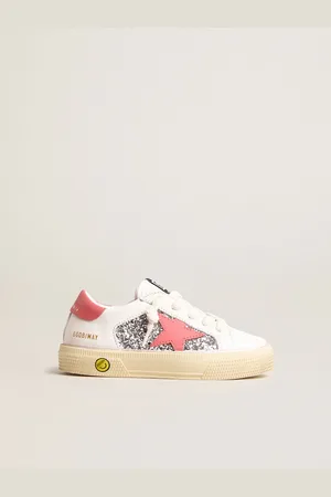 Golden Goose May Young Con Stella In Pelle E Talloncino Rosa