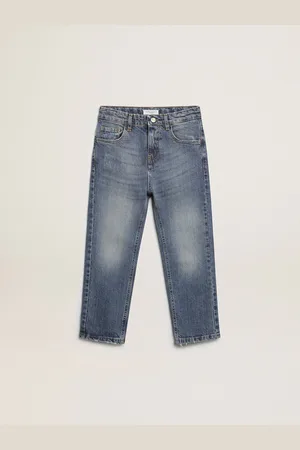 Golden Goose Pantalone Jeans Da Bambino In Denim Elasticizzato