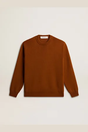Golden Goose Maglione Girocollo Da Uomo Con Logo Sul Retro