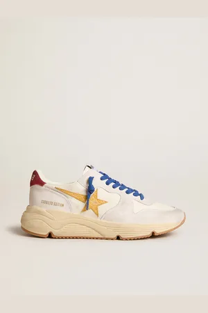 Golden Goose Running Sole Ltd In Nappa Con Stella In Pelle E Talloncino In Suede