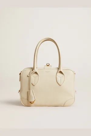 Golden Goose Vita Bag In Pelle Ovina Color Burro E Dettagli Oro