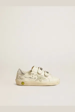 Golden Goose Old School Young Con Stella In Suede E Talloncino In Pelle Laminata